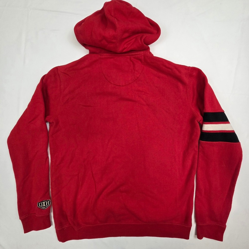 Old Time Hockey Womens Detroit Red Wings Hoodie XL Red Lace Up NHL Sweatshirt - Picture 2 of 9